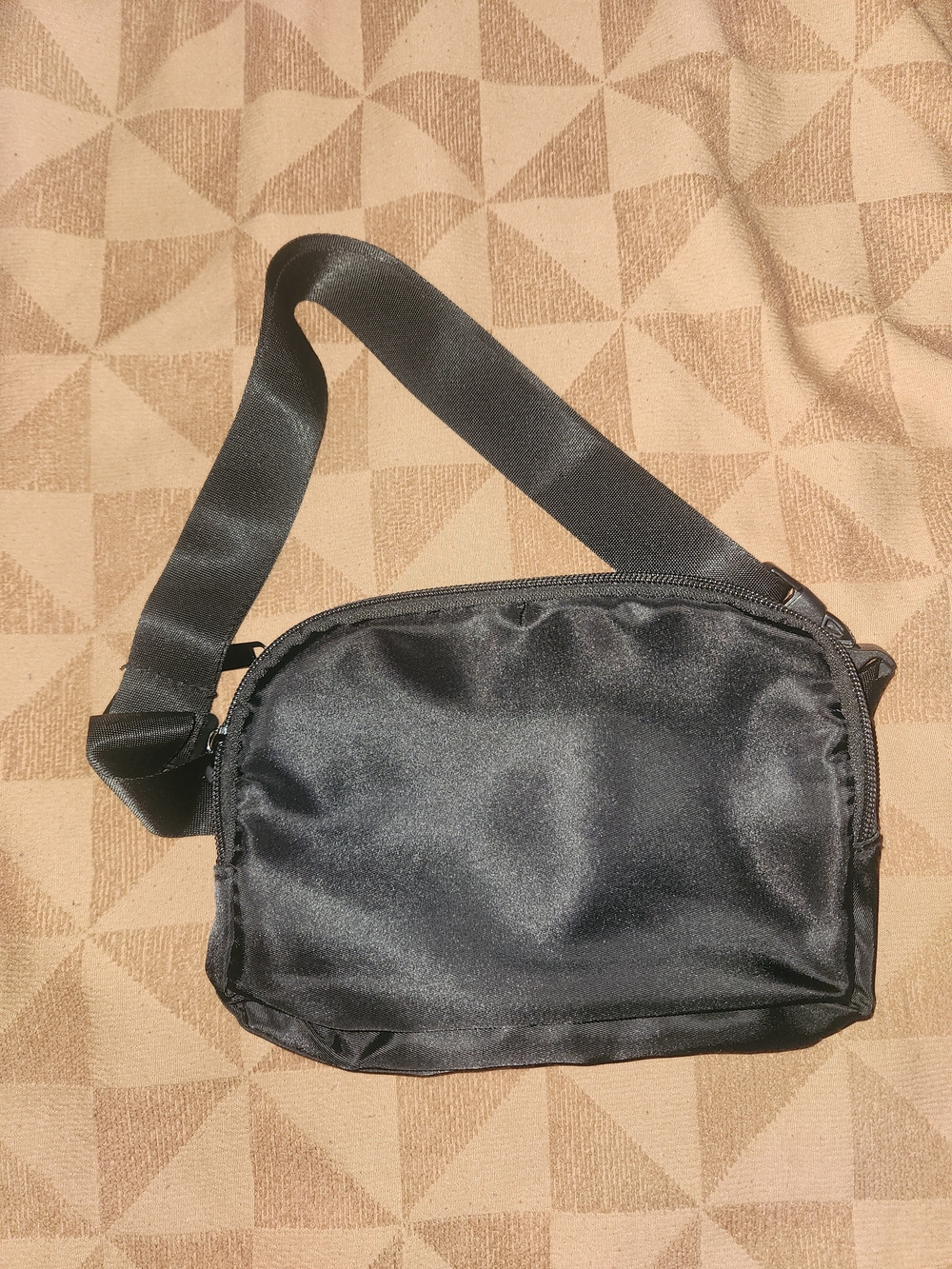 Black Crossbody Sling Bag- Minimal Design